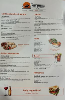 Menu photo 5 The Pony Express Cafe Scottsdale, AZ Menu photo 5 The Pony Express Cafe Scottsdale, AZ