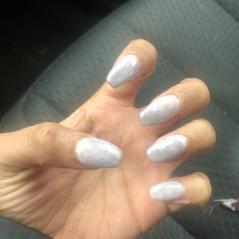 KT Nails - Terrible coffin shape. Too thick. - Nail Salons Near Me - Richmond, Virginia KT Nails - Terrible coffin shape. Too thick. - Nail Salons Near Me - Richmond, Virginia