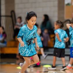 Futsal Kingz - 5 -6 Yrs group in the Morgan Hill Class.