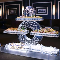 Cycle Seafood Table Chicago theme ice sculpture