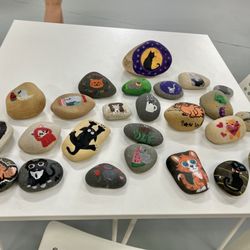 Pawz Pet Cafe - Painted rocks