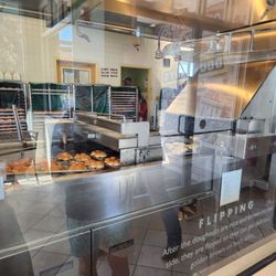 Krispy Kreme - Being made