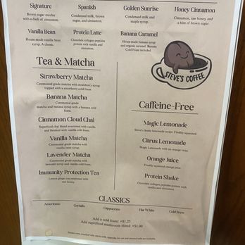 Steve's Coffee - Coffee & Tea Near Me - Rancho Cucamonga, California