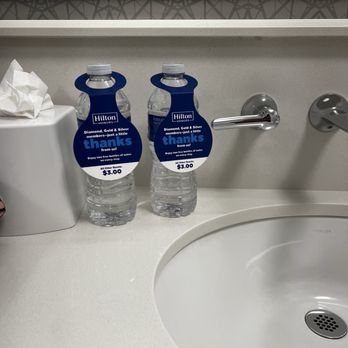 Hampton Inn & Suites Napa - I think water bottles should not be in the bathroom - Hotels Near Me - Napa, California Hampton Inn & Suites Napa - I think water bottles should not be in the bathroom - Hotels Near Me - Napa, California