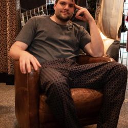 Romantic Notions - Men's Wear, including robes and pajamas. Boxers and briefs.
