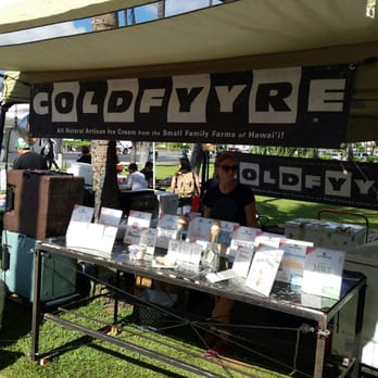 Honolulu Farmers' Market - Coldfyyre Ice Cream - Farmers Market Near Me - Honolulu, Hawaii