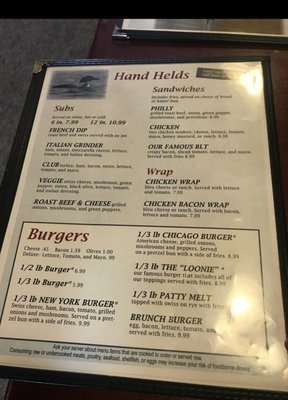 Menu photo 2 The Loon's Nest Fife Lake, MI Menu photo 2 The Loon's Nest Fife Lake, MI