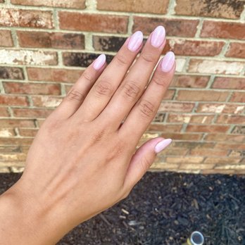 AT Deluxe Nails & Spa - ANC with tips, almond shape. - Nail Salons Near Me - Albany, New York AT Deluxe Nails & Spa - ANC with tips, almond shape. - Nail Salons Near Me - Albany, New York