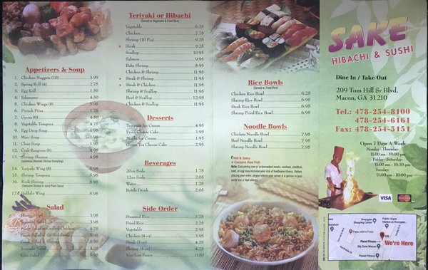 Menu photo 4 Sake Hibachi & Sushi Macon, GA