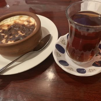 Ayintap Mediterranean Grill - Rice pudding and Chai cho guzel - Turkish Near Me - Houston, Texas