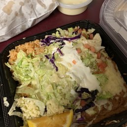 This was the to go order we had as well. Very disappointed. This was the to go order we had as well. Very disappointed.