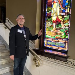 Congregation Sherith Israel - One of 30+ stained glass windows