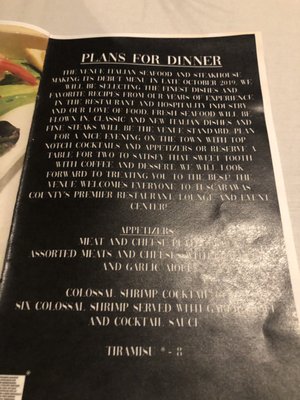 Menu photo 1 Venue New Philadelphia, OH
