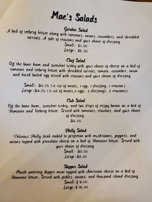 Menu photo 1 Mae's Kountry Griddle Galeton, PA