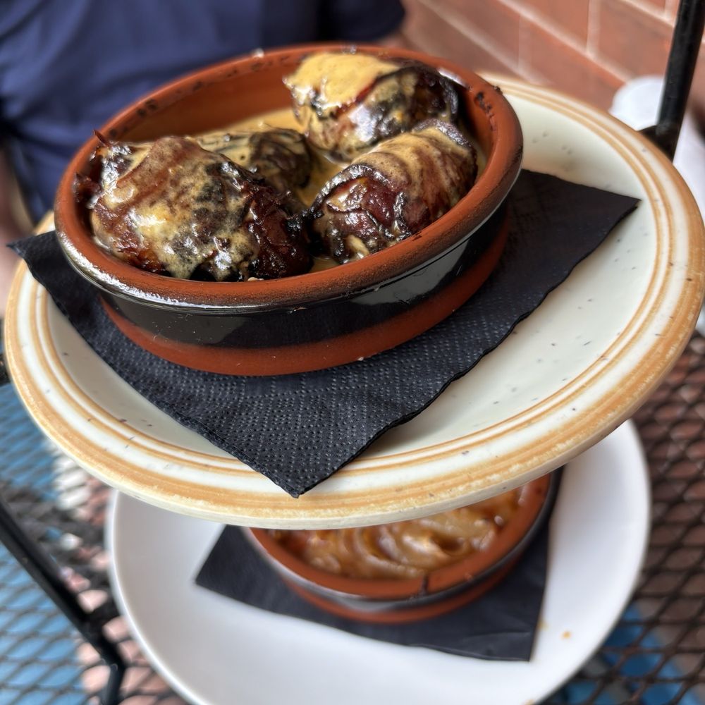 Under the Moon Cafe - Bacon stuffed dates - Tapas/Small Plates Near Me - Lambertville, New Jersey Under the Moon Cafe - Bacon stuffed dates - Tapas/Small Plates Near Me - Lambertville, New Jersey