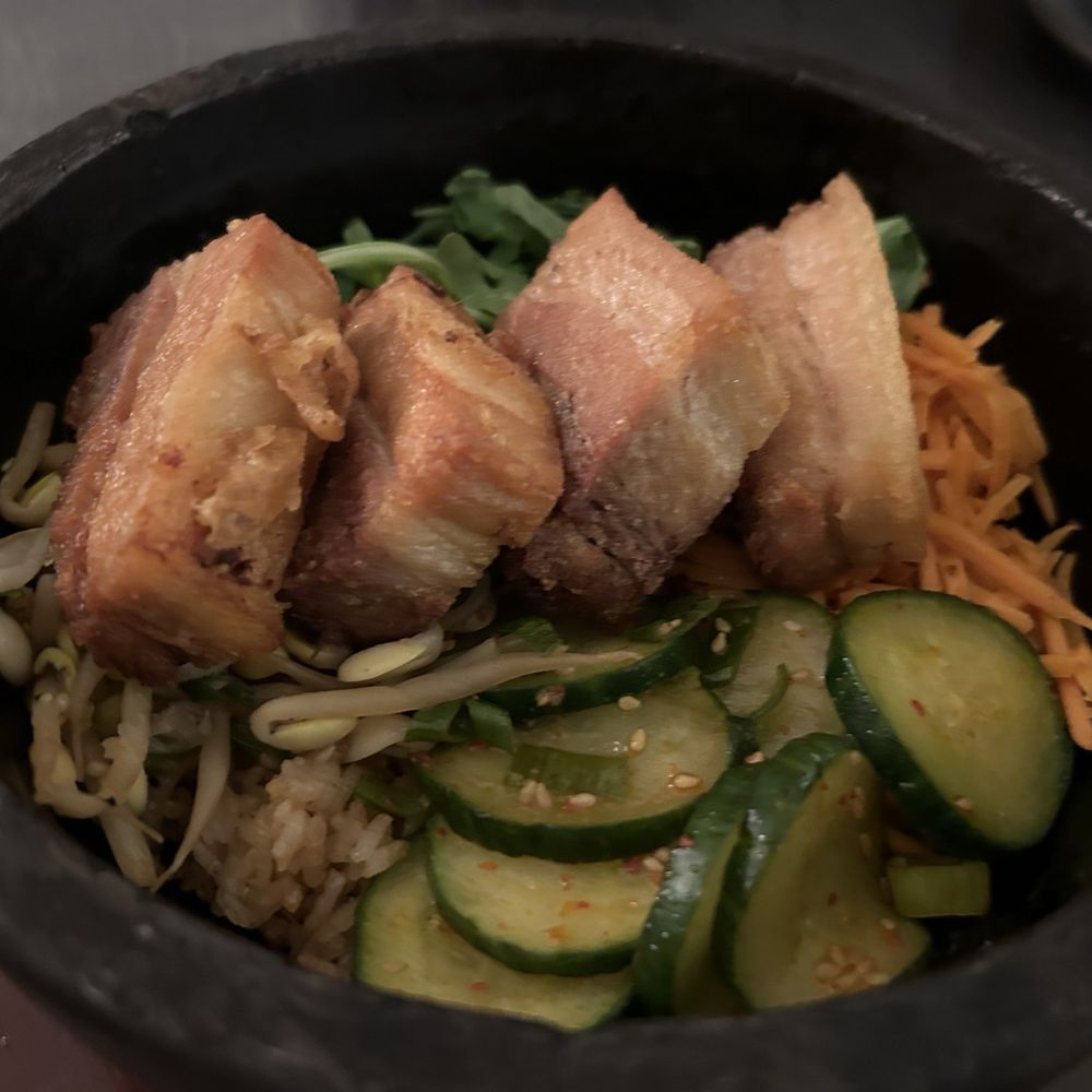 Miss Kim - Pork Belly Bibimbop - Korean Near Me - Ann Arbor, Michigan Miss Kim - Pork Belly Bibimbop - Korean Near Me - Ann Arbor, Michigan