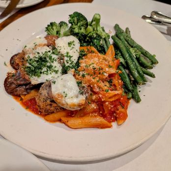 La Tavolata - Melanzane al Forno (eggplant and pasta with veggies in a red sauce) - Italian Near Me - Artesia, California