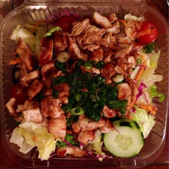 WaBa Grill - #5 Chicken Salad Plate - Fast Food Near Me - Torrance, California WaBa Grill - #5 Chicken Salad Plate - Fast Food Near Me - Torrance, California