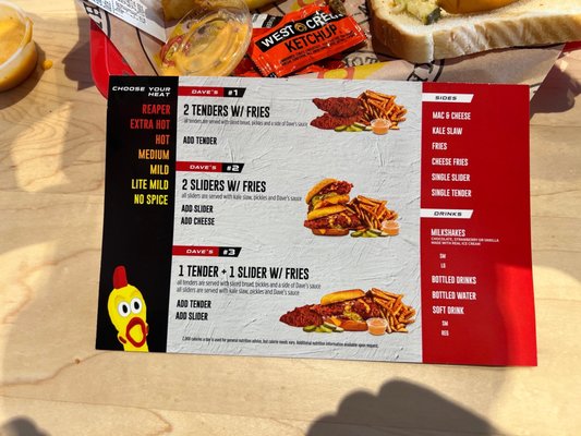 Menu photo 7 Dave's Hot Chicken San Luis Obispo, CA