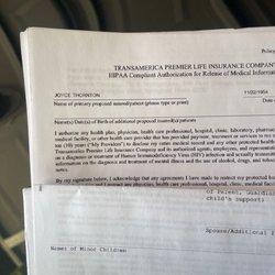 Transamerica - This is a copy of my trans America policy