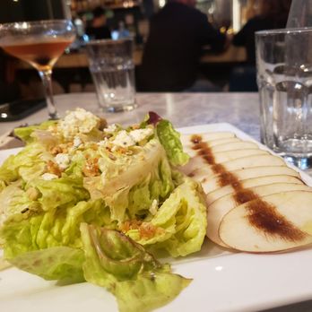Brickroom - Northwest salad...beautiful and enough to share..butter lettuce, gorgonzola, pear and caramelized hazelnuts! - New American Near Me - Ashland, Oregon Brickroom - Northwest salad...beautiful and enough to share..butter lettuce, gorgonzola, pear and caramelized hazelnuts! - New American Near Me - Ashland, Oregon