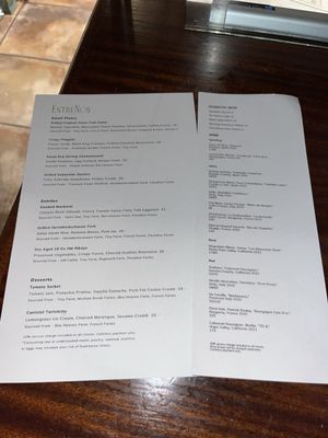 Menu photo 1 Entre Nos Miami Shores, FL