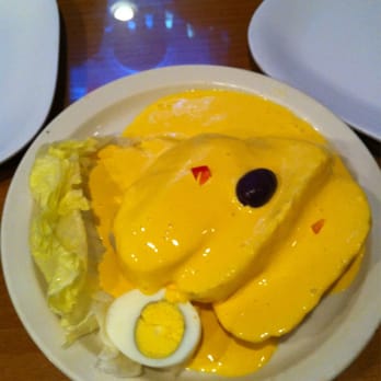 Sabor a Perú - Papa a la Huancaina (potatoes w/Peruvian cheese sauce) - Peruvian Near Me - Miami, Florida