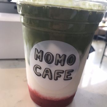 Momo Cafe - Cold matcha strawberry latte - Desserts Near Me - Atlanta, Georgia Momo Cafe - Cold matcha strawberry latte - Desserts Near Me - Atlanta, Georgia