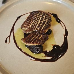 Foie gras with figs and cherries