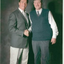 Beachview Chiropractic Center - Dr. Hattier with Arnold Schwarzenegger