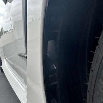 Auto Image - Dirt pile up on edges. - Car Window Tinting Near Me - Belmont, California