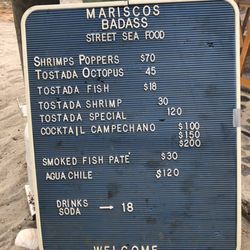 Badass Street Seafood - Menu