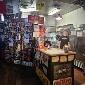 Bulldog Saloon - Entrance and order counter. - Burgers Near Me - Whitefish, Montana