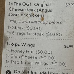 WNB Factory - Receipt of with instructions that where not followed