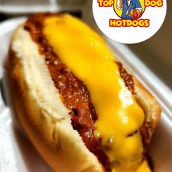 Top Dog Hot Dogs - Chili cheese dog delicious