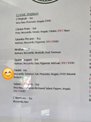 Menu photo 3 La Piadina Fort Collins, CO Menu photo 3 La Piadina Fort Collins, CO