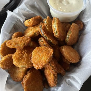 Gramma's Pizza - Anderson - Fried pickles... I touch overfried. - Chicken Wings Near Me - Cincinnati, Ohio