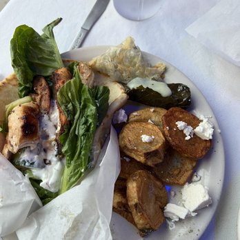 Olympic Flame Restaurant - Chicken gyro. - Mediterranean Near Me - Des Moines, Iowa