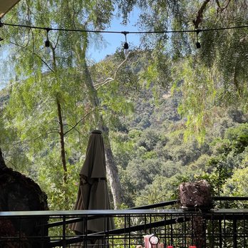 Cafe on 27 - Our view from our table - Breakfast & Brunch Near Me - Topanga, California Cafe on 27 - Our view from our table - Breakfast & Brunch Near Me - Topanga, California