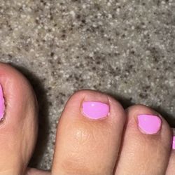 Trina Nail and Spa - Not even and cut up toes from pedicure