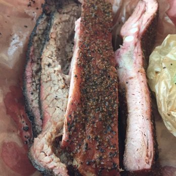 Franklin Barbecue - Fatty brisket and pork ribs - Barbeque Near Me - Austin, Texas