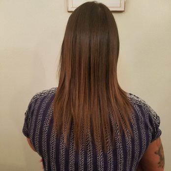 Juedey's Place - Color correction and infusion extensions. Before picture. - Hair Stylists Near Me - Alpharetta, Georgia Juedey's Place - Color correction and infusion extensions. Before picture. - Hair Stylists Near Me - Alpharetta, Georgia