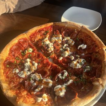 Luce Bar & Kitchen - Hot honey pizza - American Near Me - San Diego, California Luce Bar & Kitchen - Hot honey pizza - American Near Me - San Diego, California