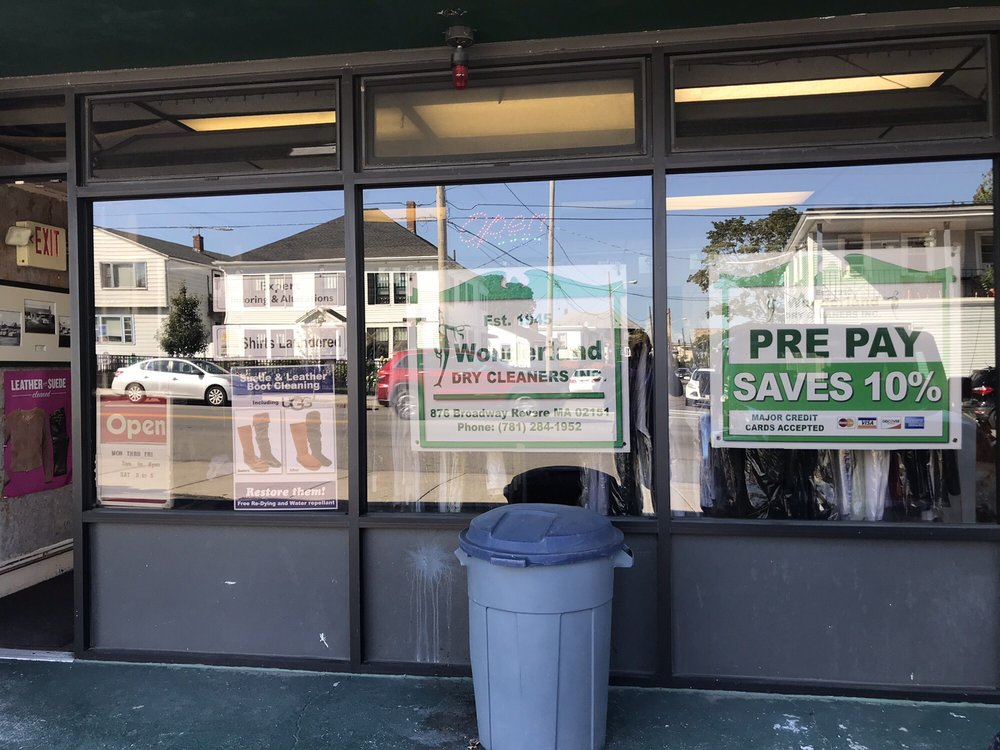 WONDERLAND DRY CLEANERS Updated September 2024 876 Broadway, Revere