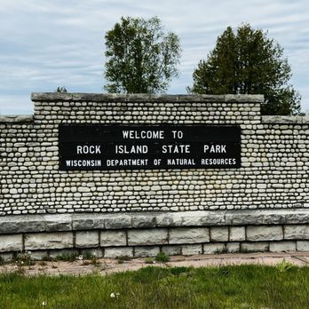 Rock Island State Park - Welcome sign - Parks Near Me - Washington Island, Wisconsin Rock Island State Park - Welcome sign - Parks Near Me - Washington Island, Wisconsin