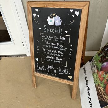Crossroads 4 Coffee and Tea - Specials menu - Farmers Market Near Me - Simpsonville, South Carolina