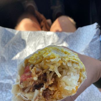 Blake's Lotaburger - the inside of a burrito - Fast Food Near Me - Belen, New Mexico
