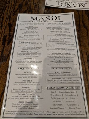 Menu photo 7 Mandi Cocina Mexicana Tomball, TX Menu photo 7 Mandi Cocina Mexicana Tomball, TX