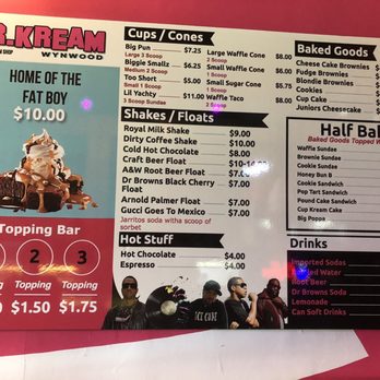 Mr Kream - Menu - Ice Cream & Frozen Yogurt Near Me - Miami, Florida Mr Kream - Menu - Ice Cream & Frozen Yogurt Near Me - Miami, Florida