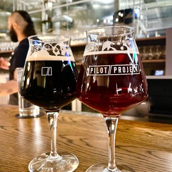 Pilot Project Brewing - Milwaukee - Beer pours at the bar - Brewpubs Near Me - Milwaukee, Wisconsin